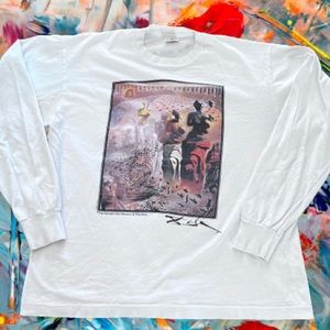 Vintage The Salvador Dali Museum Halucinogenic Toreador Art Shirt Long Sleeve